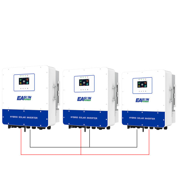 Easun 6kW 48V Hybrid-Solarwechselrichter mit dualem MPPT, Batterieeinspeisung, IP65-Schutzklasse und integriertem WLAN