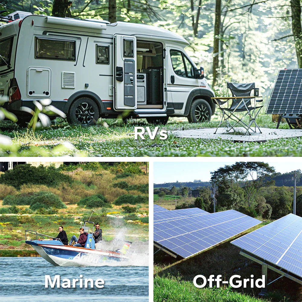 EASUN 12V 200Ah LiFePO4 Deep-Cycle Batterie – doppelte Kapazität, modular erweiterbar