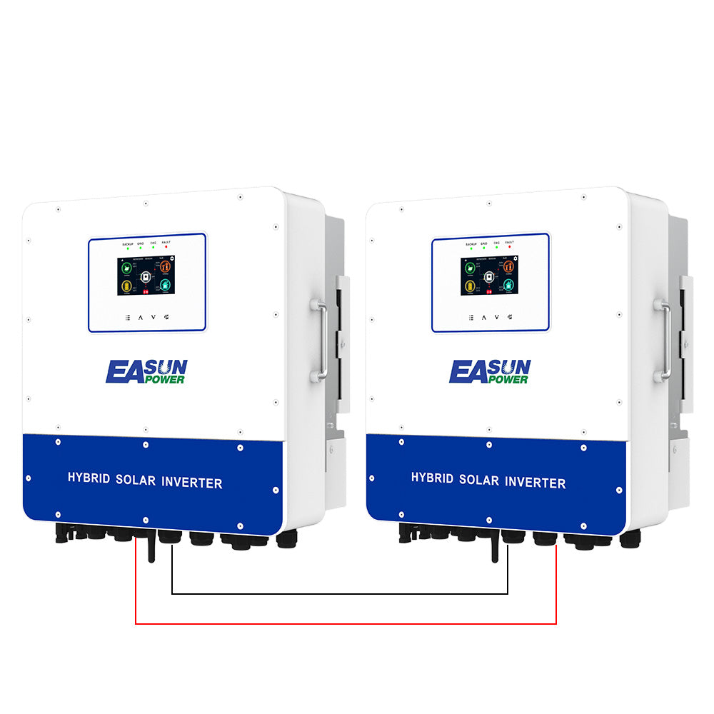 Easun 6kW 48V Hybrid-Solarwechselrichter mit dualem MPPT, Batterieeinspeisung, IP65-Schutzklasse und integriertem WLAN