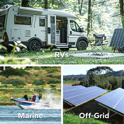 EASUN 12V 200Ah LiFePO4 Deep-Cycle Batterie – doppelte Kapazität, modular erweiterbar