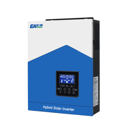2.2KW Hybrid Solar Wechselrichter 24V mit MPPT 80A, 230V Ausgang, bis 450VDC PV, WLAN integriert - Easunpower