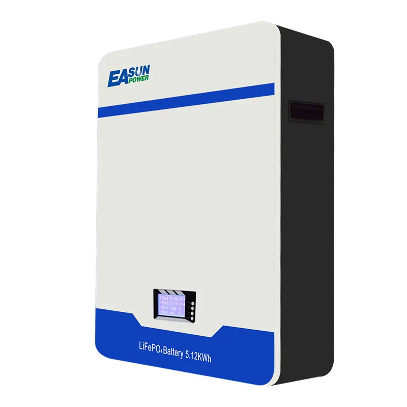 EASUN 51.2V 200Ah LiFePO4 Wall-Mounted – 10.24 kWh, 6000+ Zyklen, erweiterbar