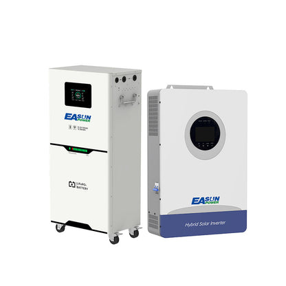 EasunPower 12kW Wechselrichter + 15kWh Batterie 150A ToU WLAN 51.2V 300Ah integriertes BMS